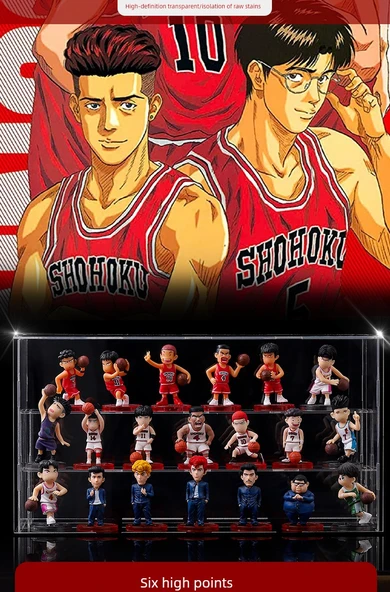 Slam Dunk Anime Araba Dekorasyon Modeli - A03-995 Beyaz Dunk 5 [Ekran kutusu + el] - 8