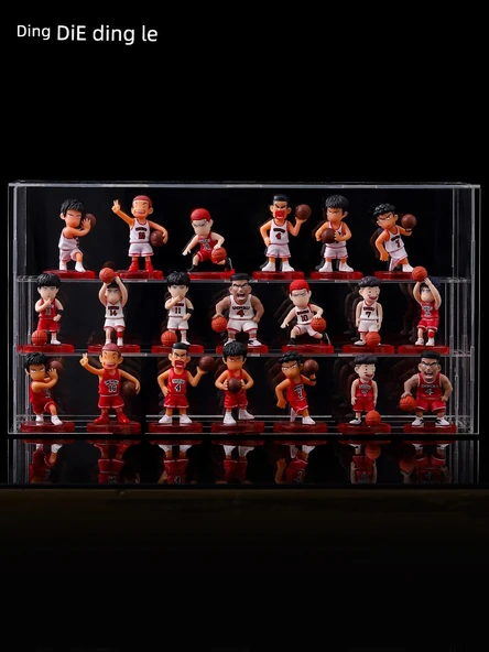 Slam Dunk Anime Araba Dekorasyon Modeli - A03-995 Beyaz Dunk 5 [Ekran kutusu + el] - 2