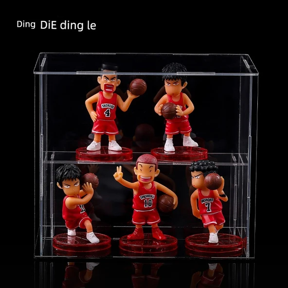 Slam Dunk Anime Araba Dekorasyon Modeli - A03-995 Kırmızı Dunk 5 [Ekran kutusu + el]
