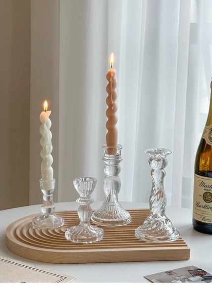 Mat Spiral Mum - Fildişi Beyazı (2'li Paket) - 10