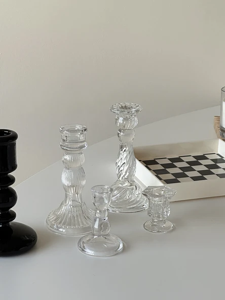 Mat Spiral Mum - Fildişi Beyazı (2'li Paket) - 5