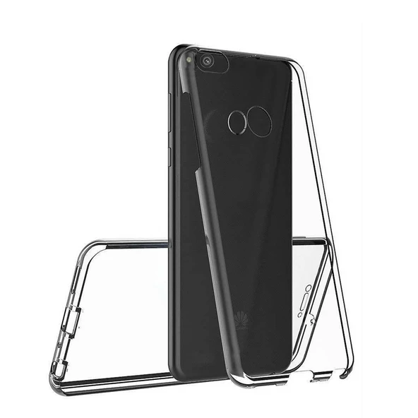 Gpack Huawei P20 Lite Kılıf Ön Arka  Silikon Koruma - Resim 2