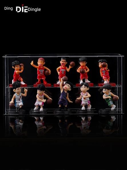 Slam Dunk Anime Araba Dekorasyon Modeli - A03-995 Beyaz Dunk 5 [Ekran kutusu + el] - 6