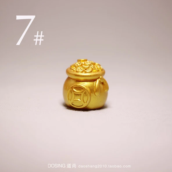 Reçine Altın Külçe Para Ağacı Model - No. 7 (Tekli Paket, 2-4cm)