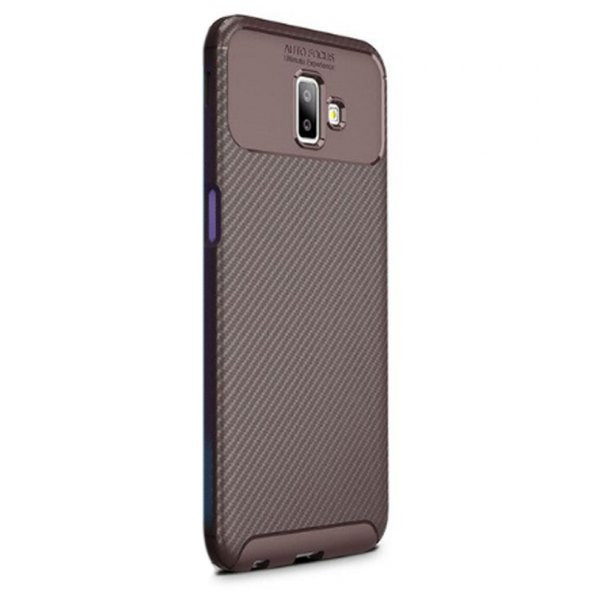 Gpack Samsung Galaxy J6 Plus Kılıf Negro Karbon Dizayn Silikon  Nano