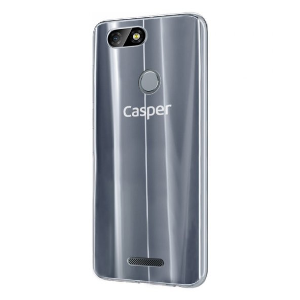 Gpack Casper Via M4 Kılıf Süper Silikon Arka KorumaNano Glass