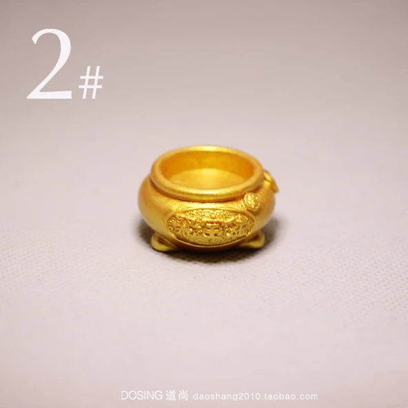Reçine Altın Külçe Para Ağacı Model - No. 2 (Tekli Paket, 2-4cm)