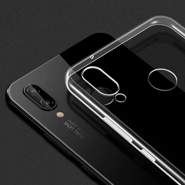 Gpack Huawei honor Play Kılıf Süper Silikon Arka KorumaNano Glass - 4