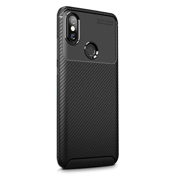 Gpack Xiaomi Redmi Note 5 Kılıf Negro Karbon Dizayn Silikon  Nano