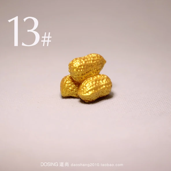 Reçine Altın Külçe Para Ağacı Model - No. 13 (Tekli Paket, 2-4cm)