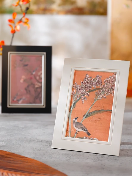 Asitsiz Karton Fotoğraf Çerçevesi - [5'li Paket] V Yuvalı 10 inç Fotoğraf, Krem Beyazı - 3
