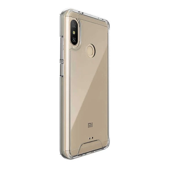 Gpack Xiaomi Redmi 6 Pro Kılıf Gard Nitro  SilikonNano Glass