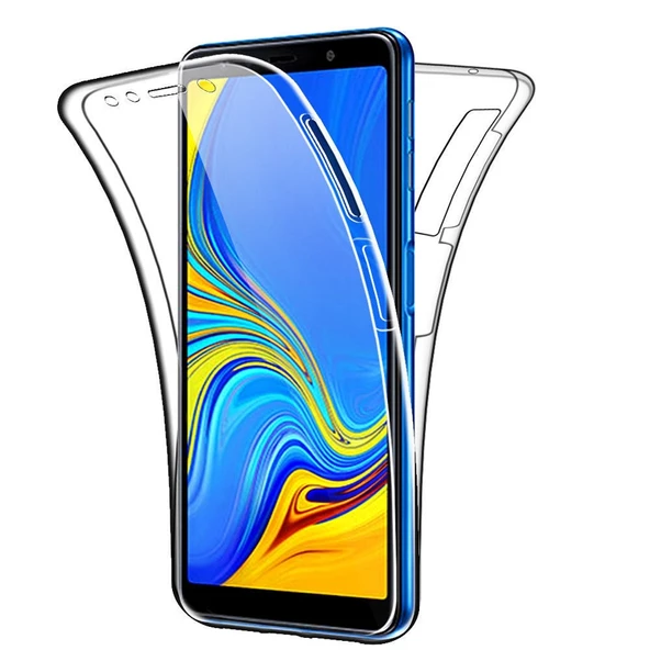 Gpack Samsung Galaxy A9 2018 Kılıf Ön Arka  Silikon Koruma