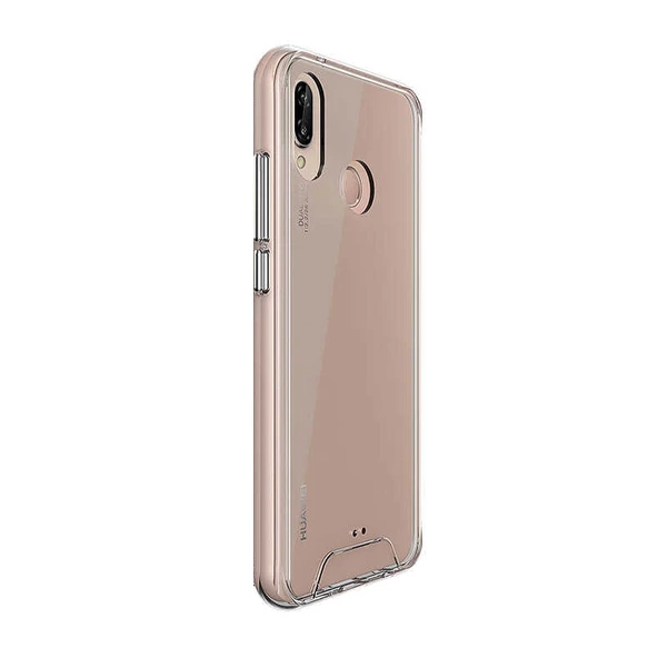 Gpack Huawei P20 Lite Kılıf Gard  Sert Silikon Nano Glass