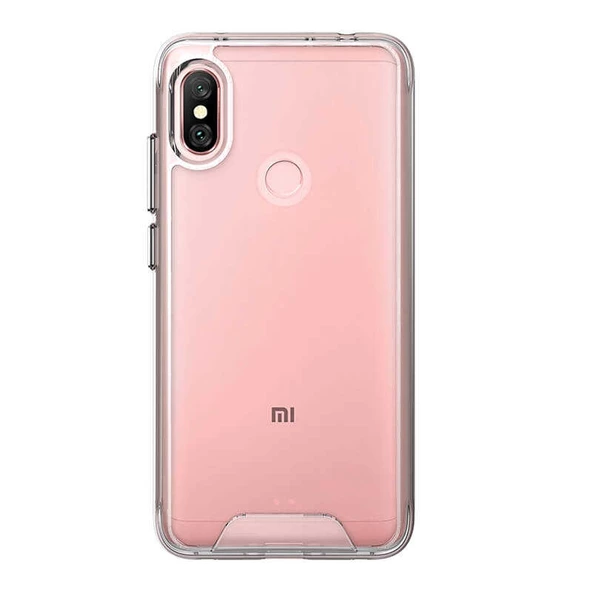 Gpack Xiaomi Redmi Note 6 Pro Kılıf Gard  SilikonNano Glass