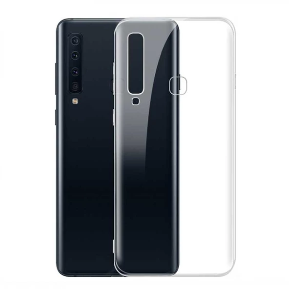 Gpack Samsung Galaxy A9 2018 Kılıf 02 mm Silikon İnce Arka KapakNano Glass