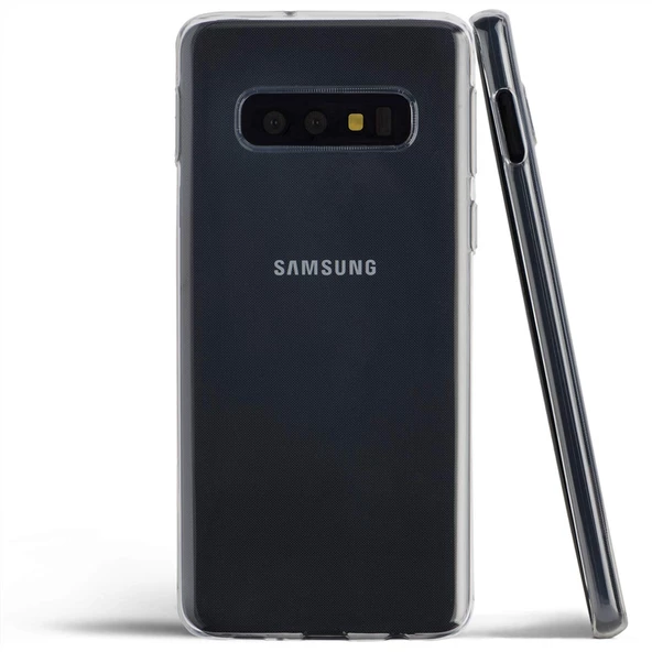 Gpack Samsung Galaxy S10e Kılıf Süper Silikon KorumaNano Glass