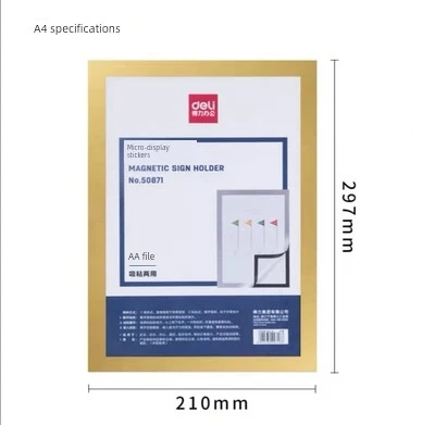 A6 Manyetik Çerçeve - Gold - 6
