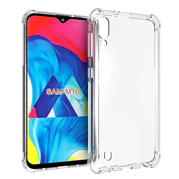 Gpack Samsung Galaxy M10 Kılıf AntiShock Ultra KorumaNano Glass