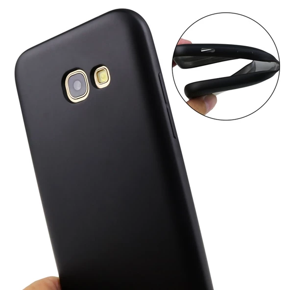 Gpack Samsung Galaxy A20 Kılıf Premier Silikon Esnek KorumaNano Glass - Resim 3