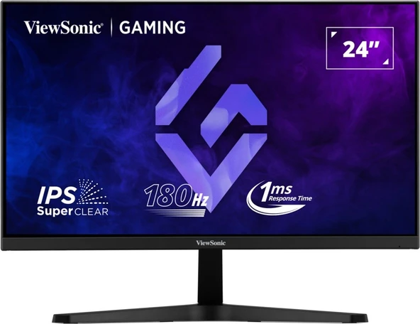 VIEWSONIC 24" VX24G1-HD FHD 1MS 180HZ 2XHDMI DP HDR10 VRR PREMIUM IPS GAMING MONITOR