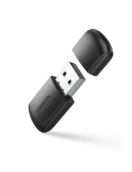 UGREEN 20204 CM448 AC650 2.4GHz 200Mbps ve 5GHz 433Mbps Dual Band USB WiFi Ağ Adaptörü