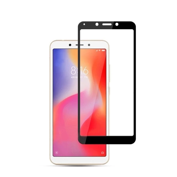 Gpack Xiaomi Red Mi 6A Full Kapatan Renkli Cam Tam Koruma
