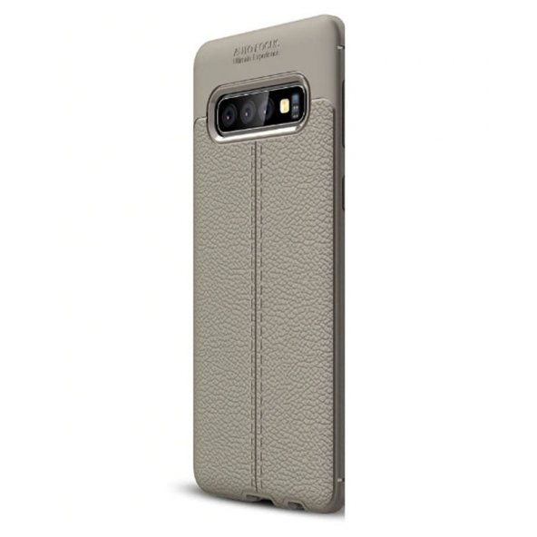 Gpack Samsung Galaxy S10 Plus Kılıf Niss Silikon Deri Görünümlü
