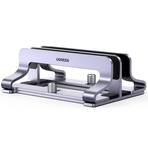 UGREEN 60643 LP258 Masaüstü Alüminyum Çift Yuvalı Dikey Macbook Laptop Notebook Standı