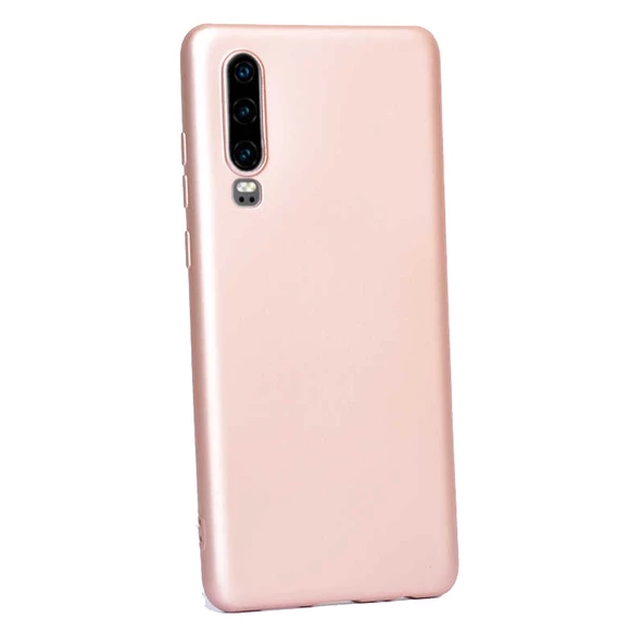 Gpack Huawei P30 Kılıf Premier Silikon Esnek KorumaNano Glass