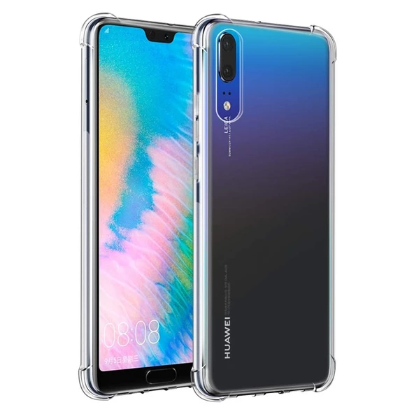 Gpack Huawei P30 Kılıf AntiShock Ultra Koruma KapakNano Glass