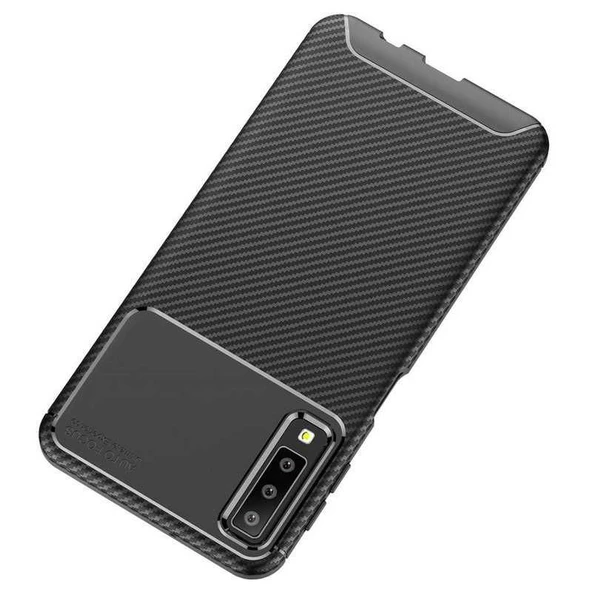 Gpack Samsung Galaxy A70 Kılıf Negro Karbon Dizayn Silikon - 2
