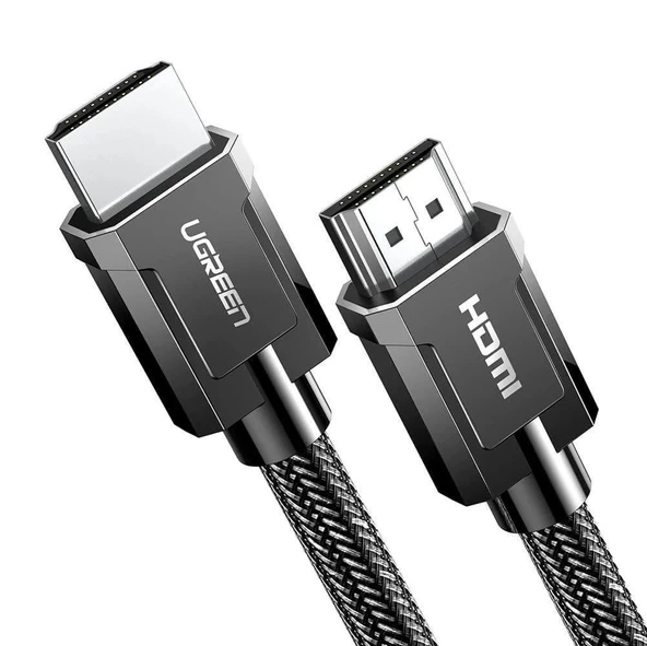UGREEN 50562 HD135 8K 60Hz Full HD 48Gbps Yüksek Hızlı Aktarım 2.1 HDMI Kablosu Siyah 5metre