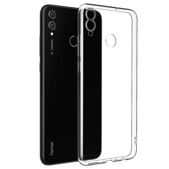 Gpack Huawei Honor 8c Kılıf Süper Silikon Yumuşak Arka Koruma