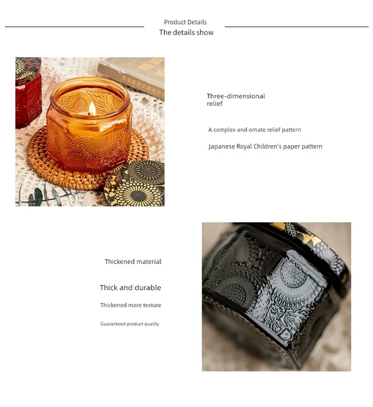 DIY Aromaterapi Mum Şişesi - 120ml - Sekizgen - Amber Renkli - 8