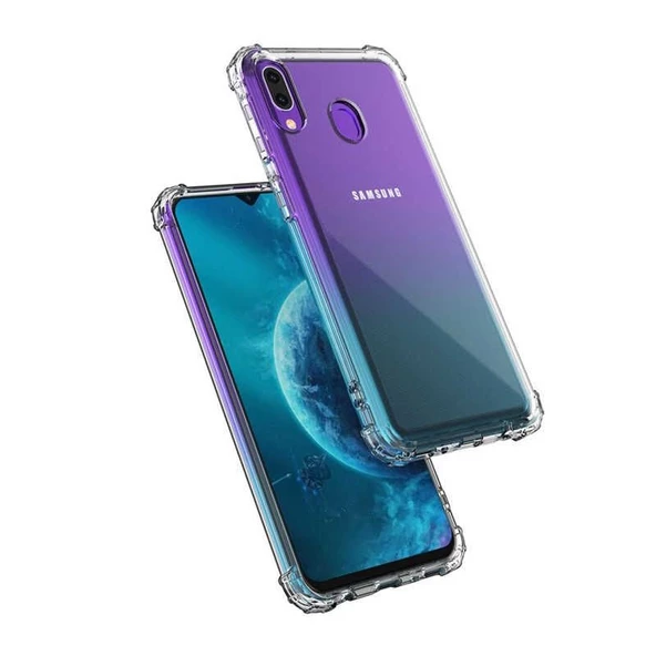 Gpack Samsung Galaxy A20 Kılıf AntiShock Ultra Koruma Sert Kapak