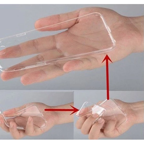 Gpack Huawei P30 Kılıf Süper Silikon Yumuşak KorumaNano Glass - 3
