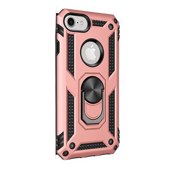 Gpack Apple iPhone 7 Kılıf Vega Standlı Yüzüklü Mıknatıslı