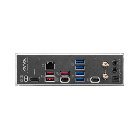 MSI MAG B850M MORTAR WIFI AMD Ryzen B850 AM5 Soket 8400MT/s  Wi-Fi 7 mATX Anakart - 4