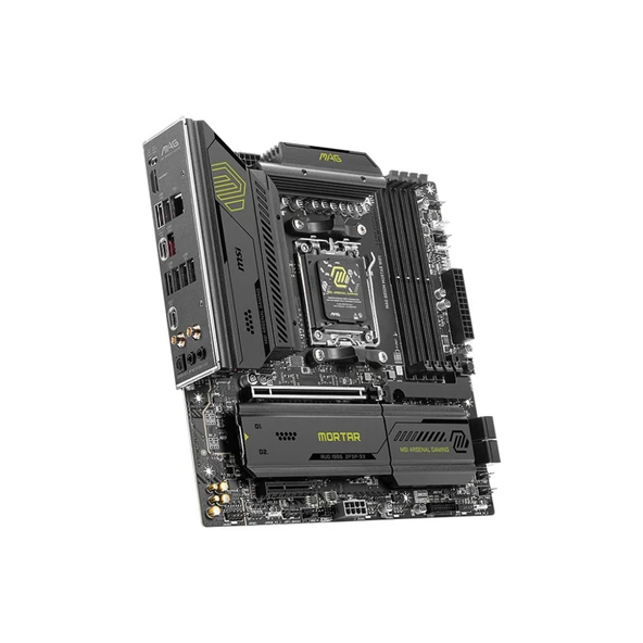 MSI MAG B850M MORTAR WIFI AMD Ryzen B850 AM5 Soket 8400MT/s  Wi-Fi 7 mATX Anakart - 3