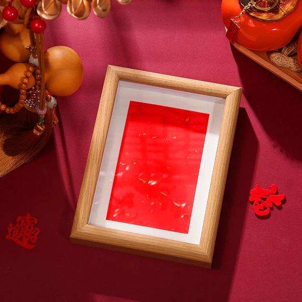 2025 Yılan Yılı DIY Fotoğraf Çerçevesi - 19.7x14.7cm (7 inç)