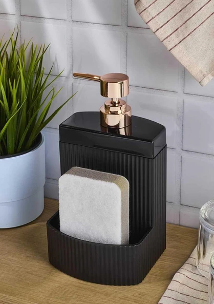 Kelly Sıvı Sabunluk - Sünger Hazneli Mutfak Sabunluğu - 540 ML - 7