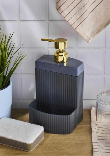 Kelly Sıvı Sabunluk - Sünger Hazneli Mutfak Sabunluğu - 540 ML - 5