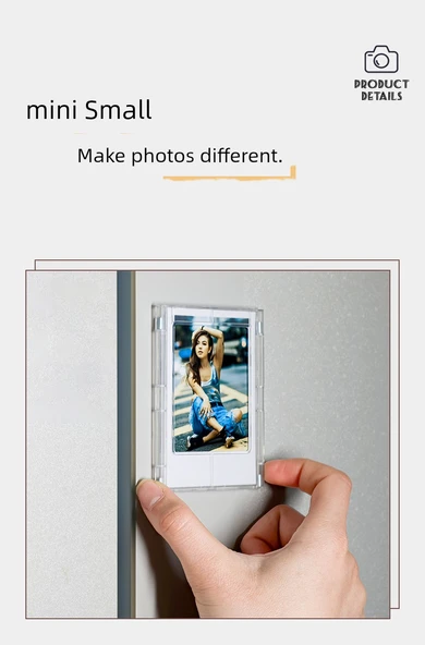 3 İnç Polaroid Mini Fotoğraf Çerçevesi - Deniz Mavisi - 12