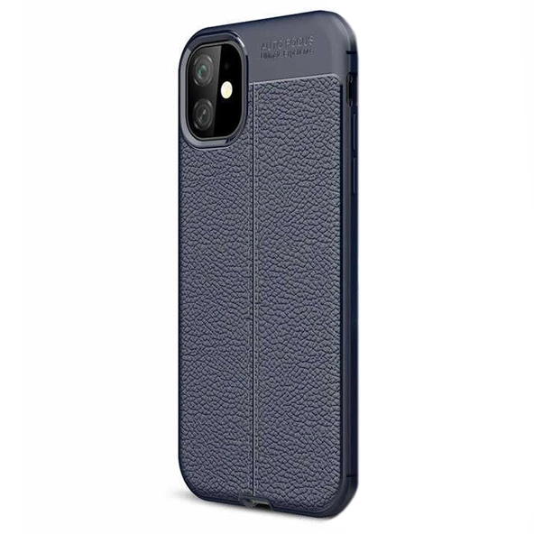 Gpack Apple iPhone 11 Pro Kılıf Niss Silikon Deri Görünümlü - 3