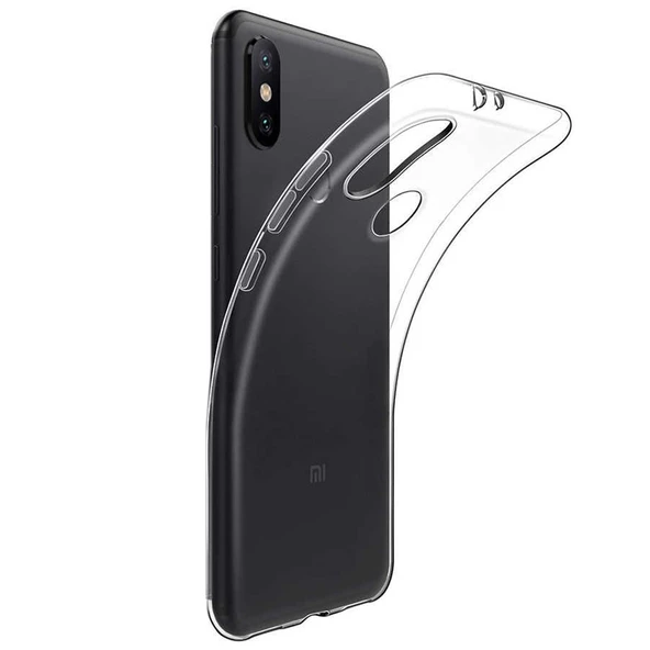 Gpack Xiaomi Redmi 7 Kılıf Süper Silikon Yumuşak Arka KorumaNano Glass