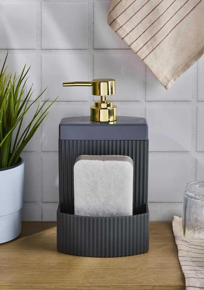 Kelly Sıvı Sabunluk - Sünger Hazneli Mutfak Sabunluğu - 540 ML - 6