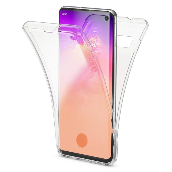 Gpack Samsung Galaxy S10 Kılıf Ön Arka  Silikon Koruma