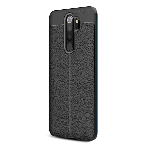 Gpack Xiaomi Redmi Note 8 Pro Kılıf Niss Silikon Deri Görünümlü - 4