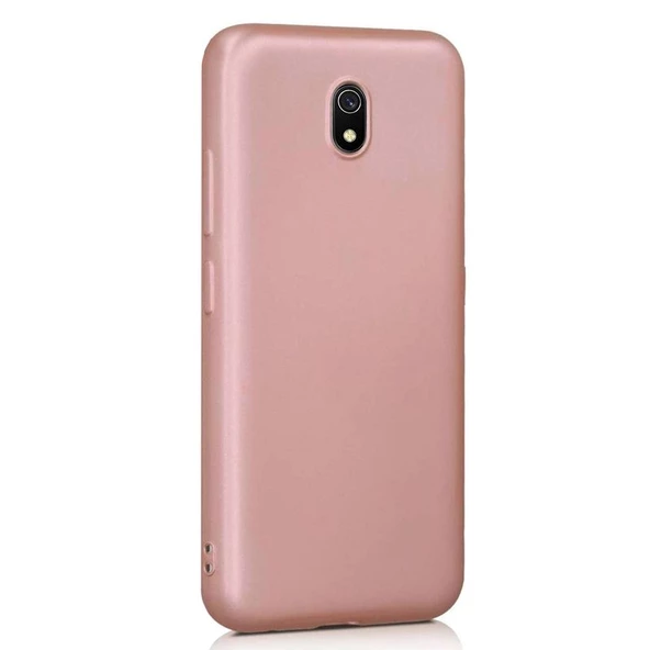 Gpack Xiaomi Redmi 8a Kılıf Premier Silikon Esnek KorumaNano Glass